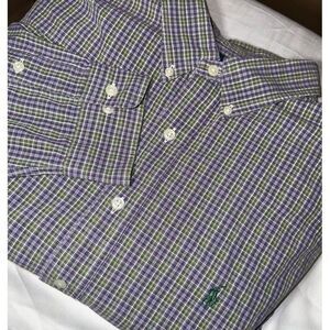Ralph Lauren Mens Classic Fit XLarge  plaid button up shirt‎